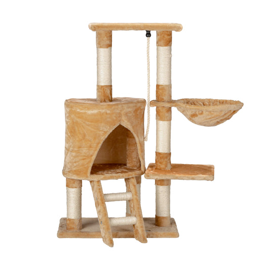 Mueble con Escalera y Hamaca Fancypets para Gato 96 cm