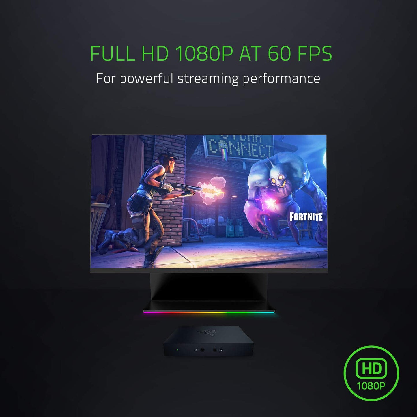 Razer Ripsaw HD - Captura de Streaming para Videojuegos: resolucion 1080P FHD 60 FPS - Compatible con PC, PS4, Xbox One, Nintendo Switch