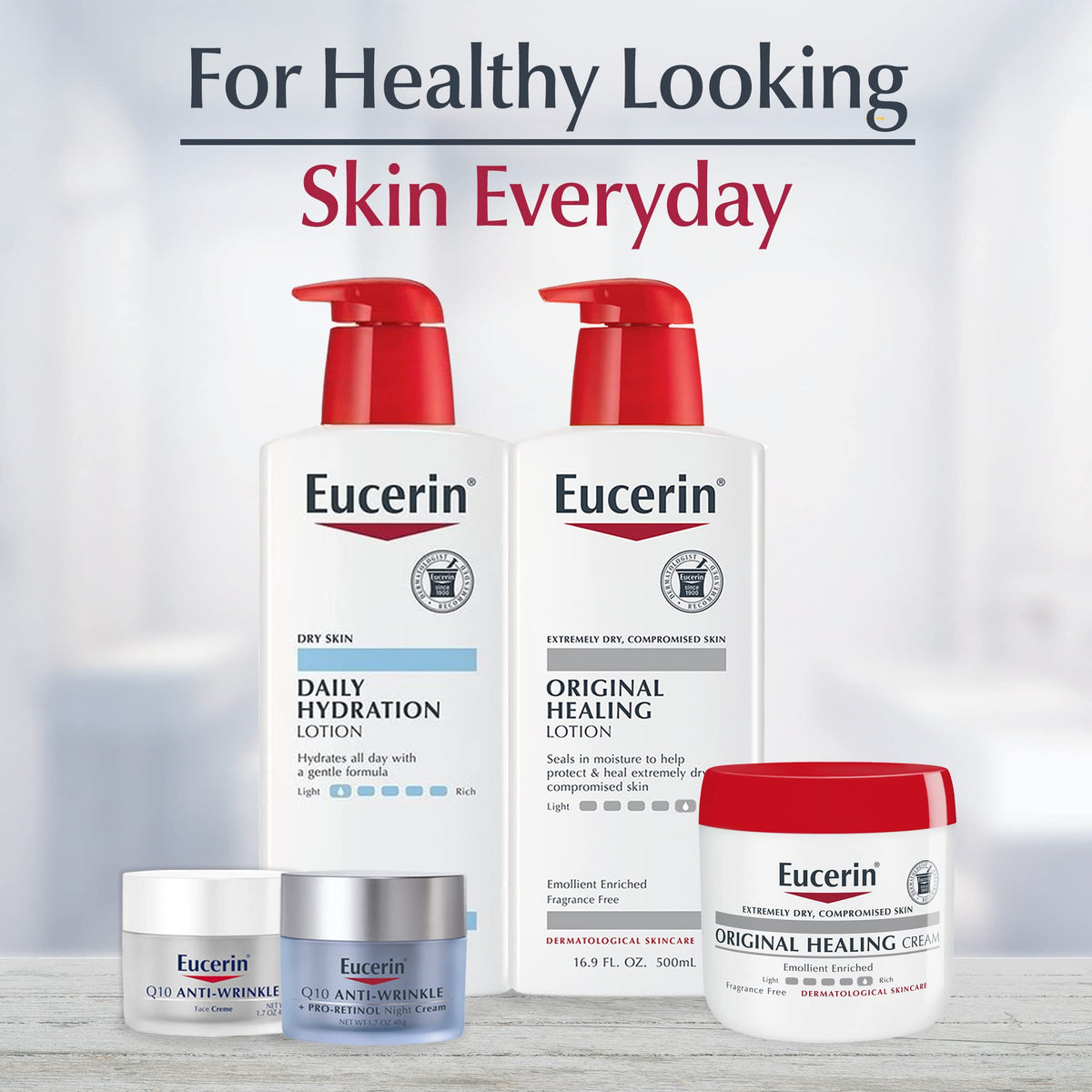 Eucerin Original Healing Rich Lotion, 16.9 Ounce