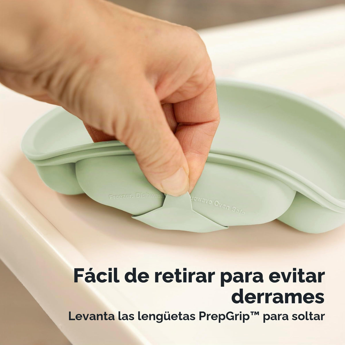 KeaBabies - Placas de succión con tapas para bebé, 3 unidades, silicona sin