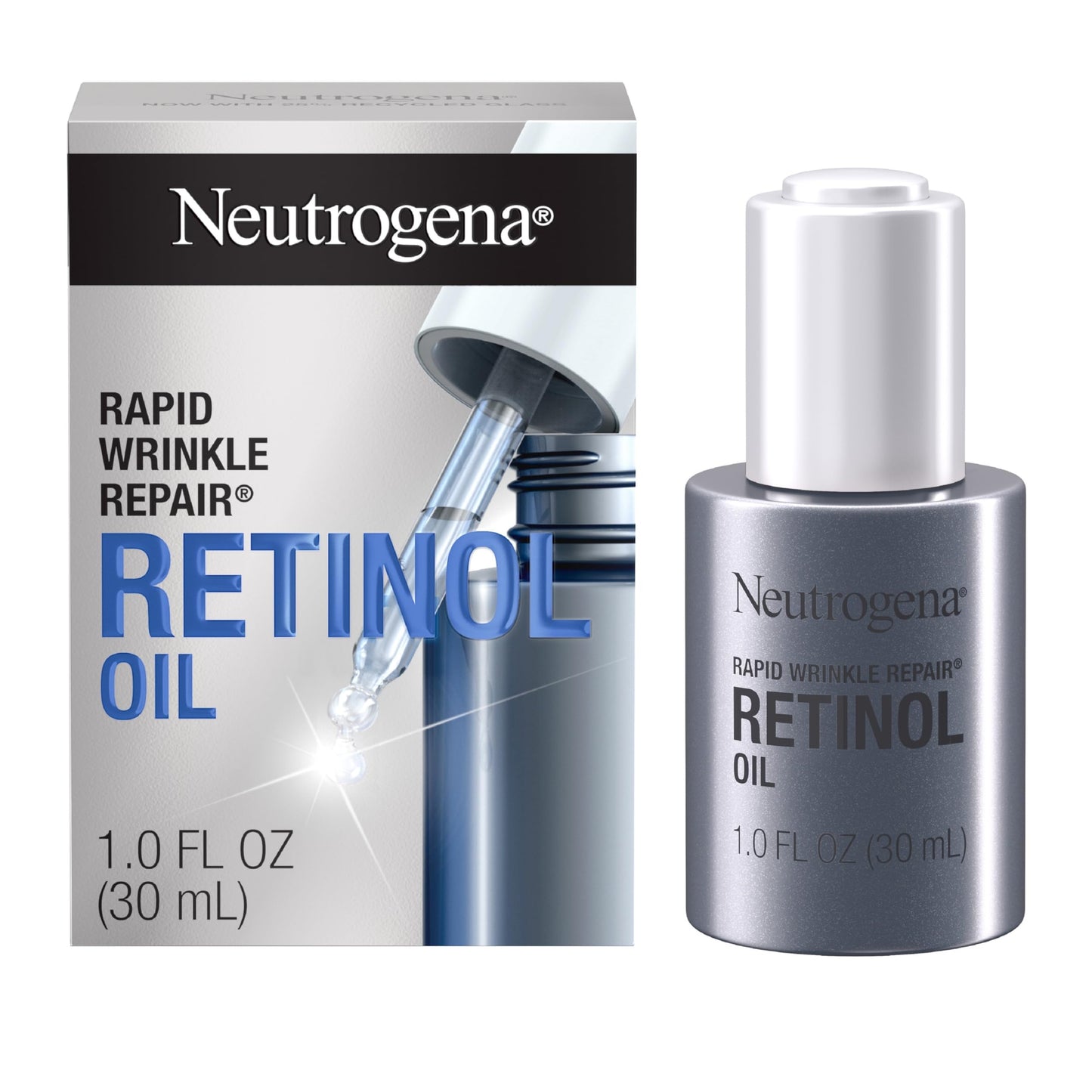 Aceite de Retinol Neutrogena Concentrado Reparación Rápida antiarrugas profundas 1 Onza