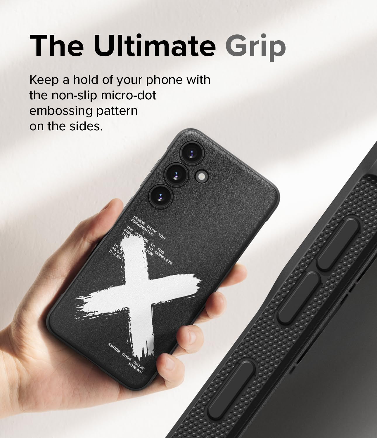 Funda Antihuellas Ringke para Samsung Galaxy S24 Negra Antideslizante