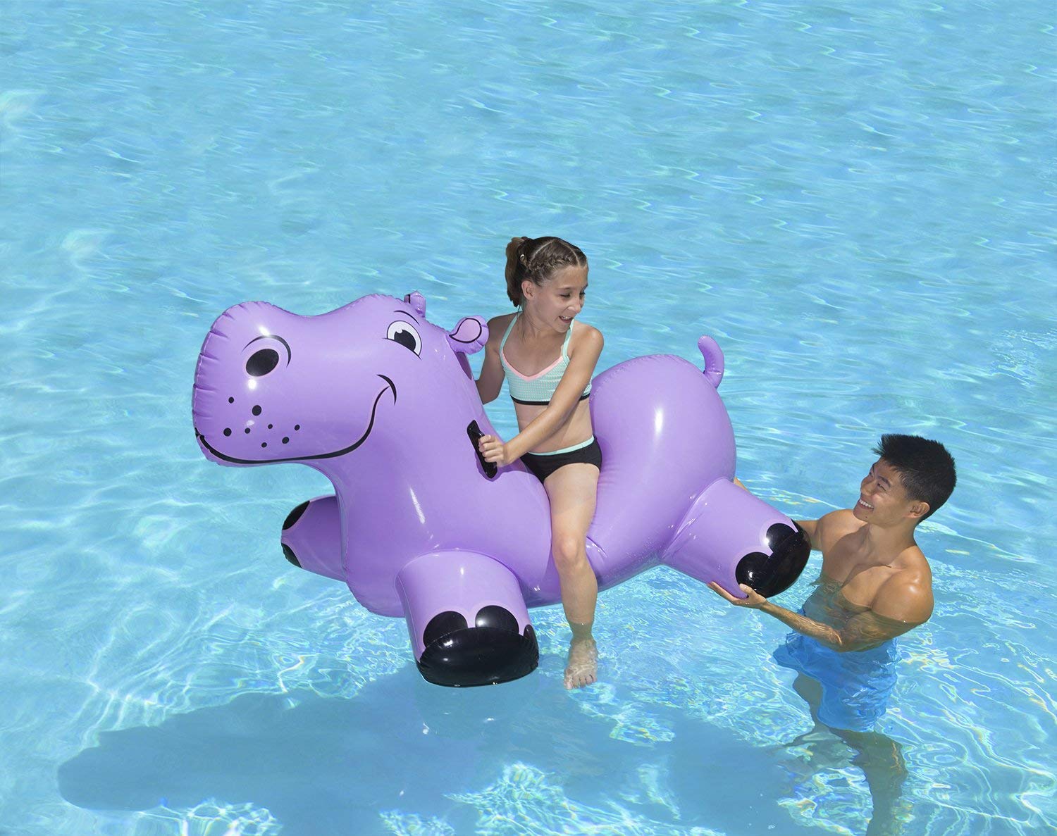 Flotador Inflable Gigante Poolmaster con Hipopótamo Grande