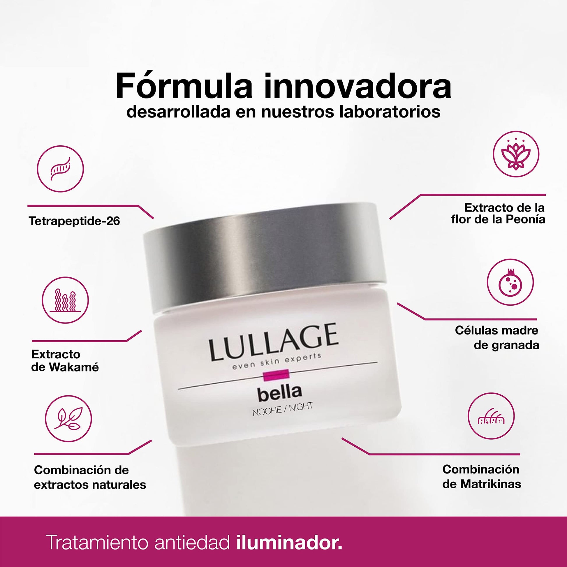 Crema Anti-edad de Día Lullage Bella Día SPF 20 Piel Mixta o Grasa 40+ Años Oil Free
