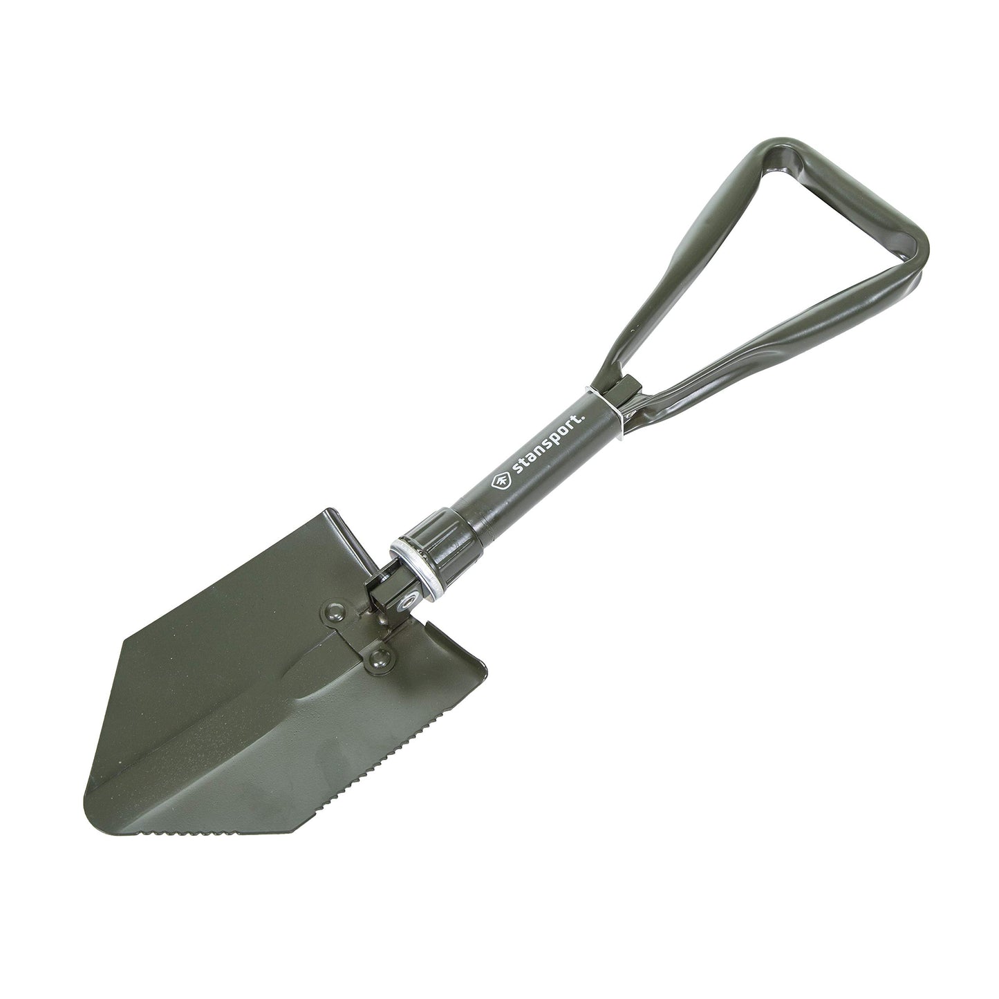 Pala Plegable Doble Stansport Verde Tipo G.I.