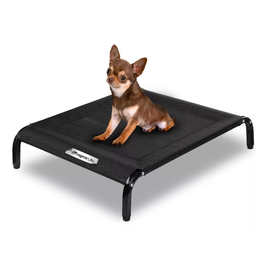 MAGMALIFE Cama para Perro, Cama Elevada con Malla Lavable y Transpirable, Antideslizante, Apto para Usarse en Interior y Exterior, Cama Tipo Hamaca para Perro o Gato