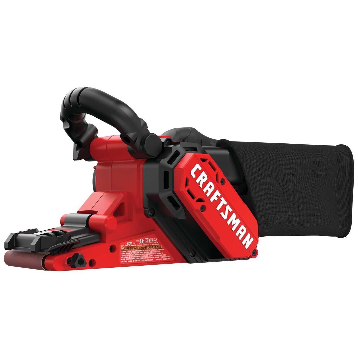 CRAFTSMAN Lijadora eléctrica de 7 amperios, 3 pulgadas x 21 pulgadas, con cable (CMEW213)