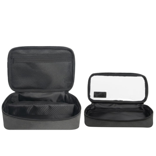 Kingshion Bolsa de almacenamiento de viaje compatible con la serie Philips Norelco Multigroom, con bolsillo de malla para accesorios y bolsillo transparente para cargador y accesorios, Prot