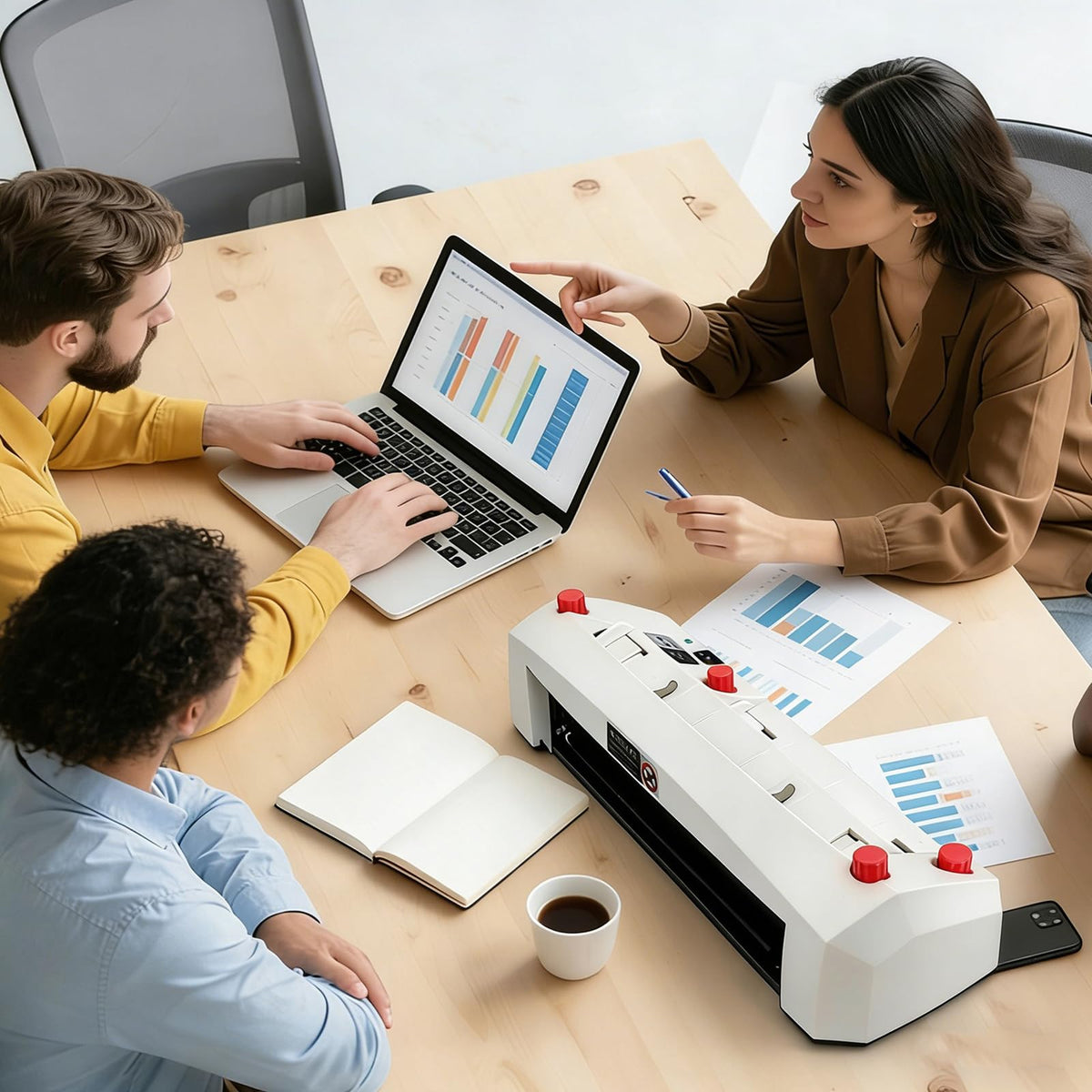 Cortador Eléctrico YLINKZORMA Tarjetas de 3.5 x 2.1 Pulgadas 110 V