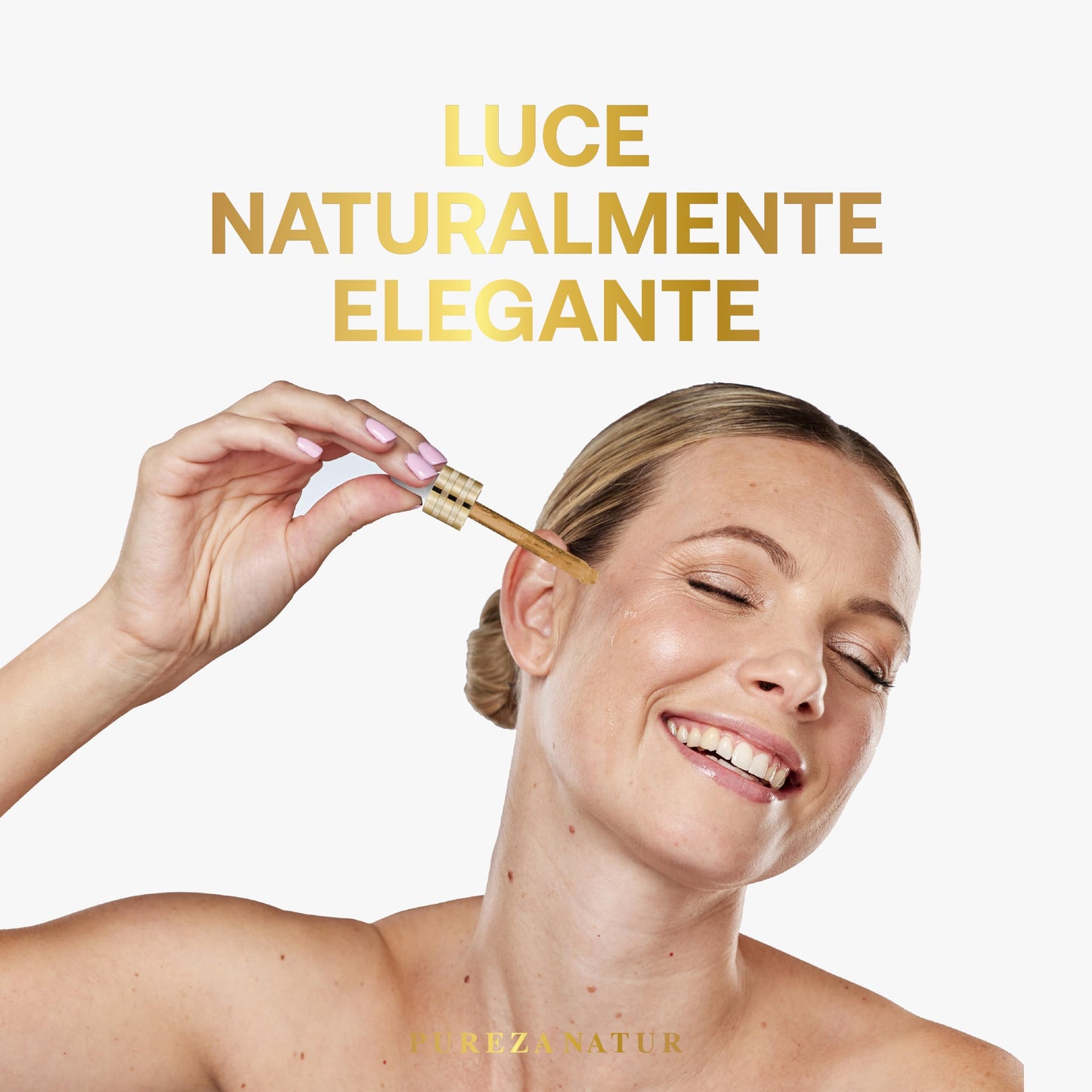 PUREZA NATUR Serum hidratante Ácido hialurónico + FPS 30 + Color Elegant touch 50ml (N2 Medium)