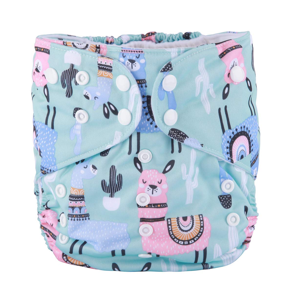 Pañales de tela grande para niños de 2 a 7 años de edad, reutilizable, lavable (Alpaca)