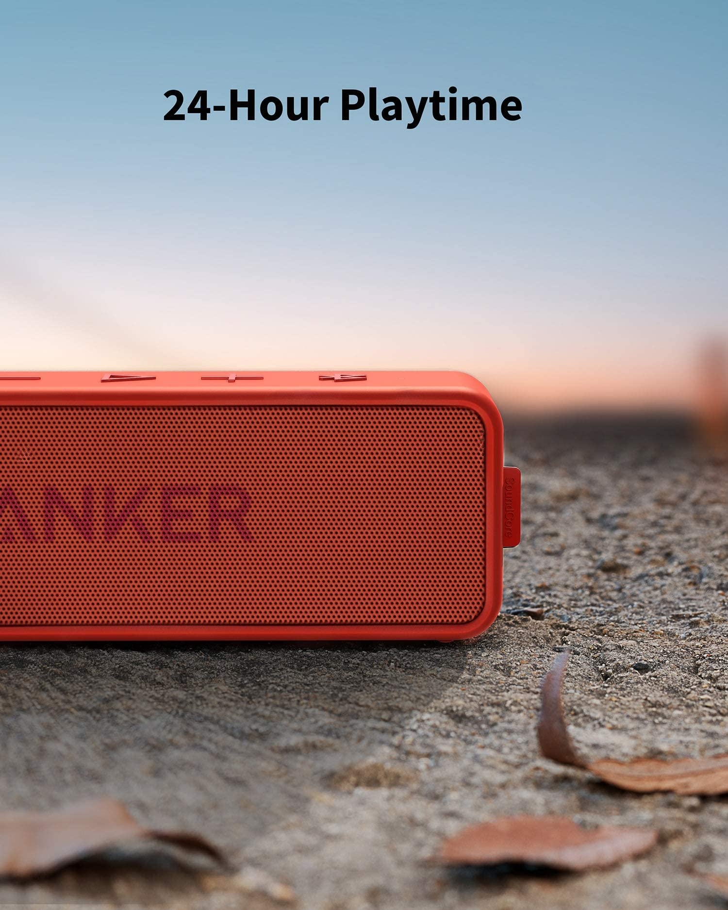 Soundcore Anker 2 Bocina Bluetooth Potente, batería de 24 Horas, protección contra el Agua IPX7, Graves enormes con Dos Controladores de Graves