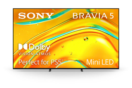 Sony BRAVIA 5 Pantalla 85” Mini Led con Procesador XR 4K Ultra HD Google TV Serie XR50 (HDR) 2025