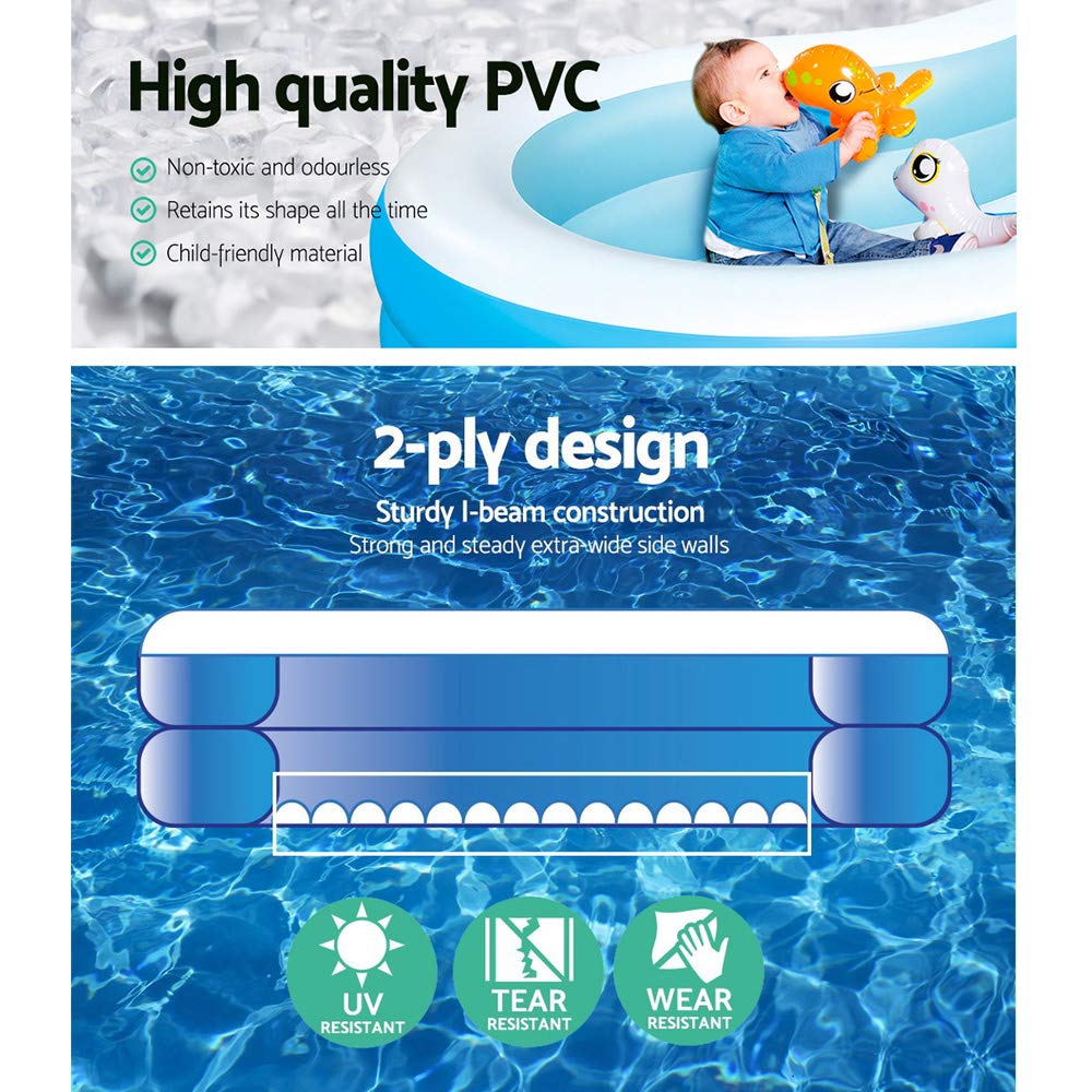 Bestway 103 x 62 x 18-Inch The Big Lagoon Family Pool by Bestway