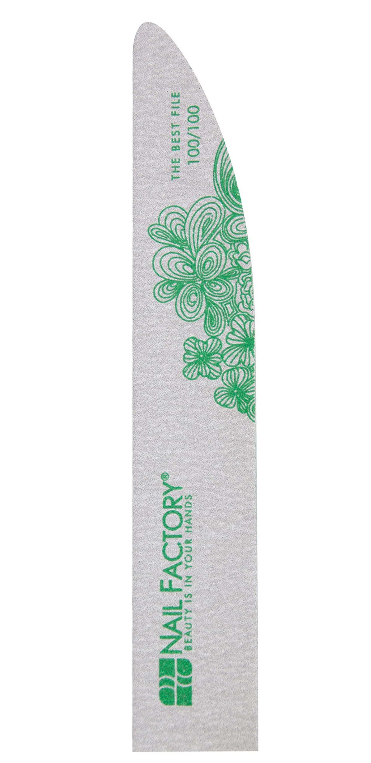 NAIL FACTORY - Pack de Limas Para Manicure Master File Pack, 50 Limas de doble cara. 25 limas grano 100/100, 15 limas grano 150/150 10 limas grano 220/220