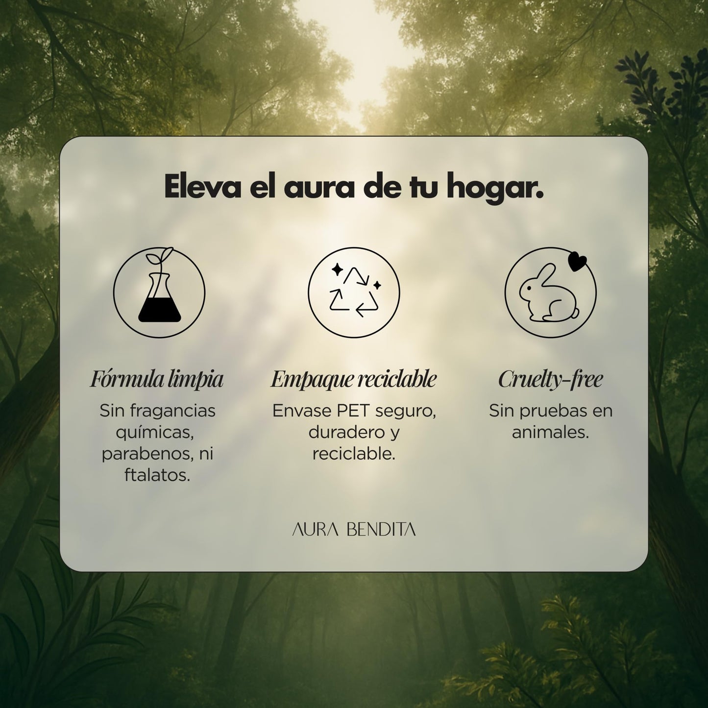 Jabón Líquido Manos con Aceite Esencial de Eucalipto 500ml Aura Bendita