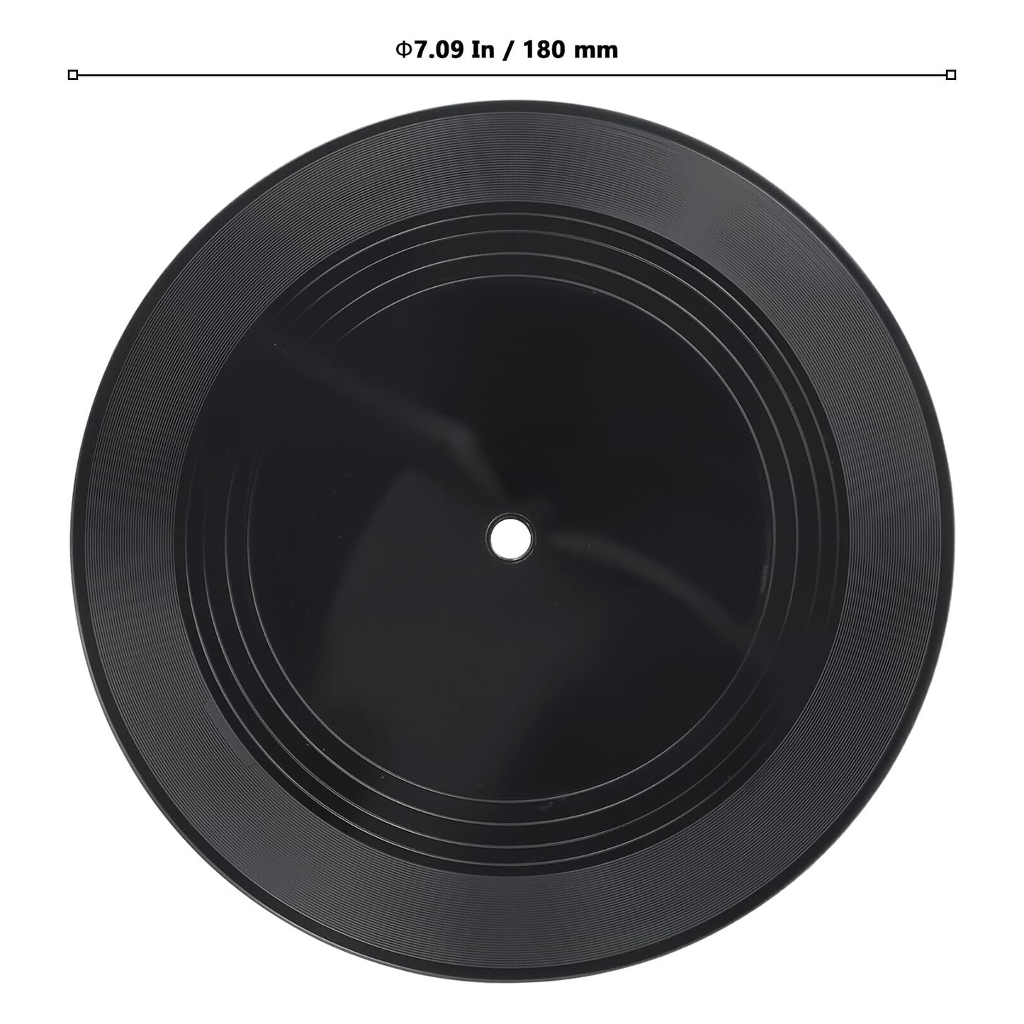 MUKLEI 50 discos de vinilo en blanco de 7 pulgadas, discos falsos decorativos de plástico negro para arte de pared, decoración de fiesta y boda