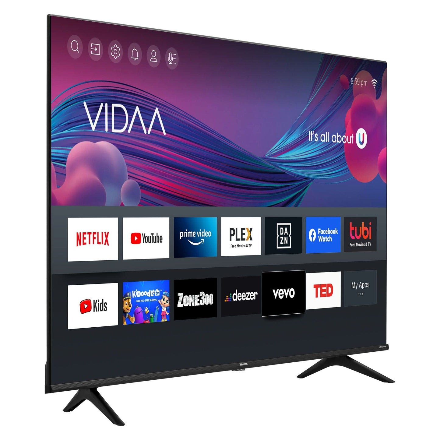 Hisense Pantalla 55" 4K UHD Smart TV 55A6GV 2021