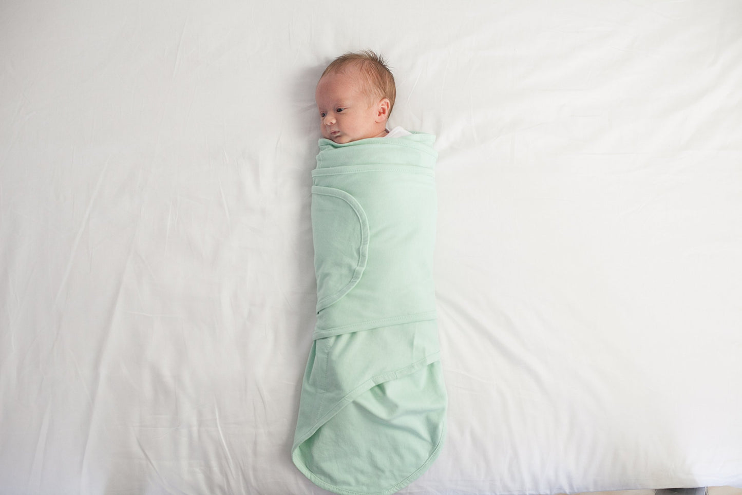 Miracle Blanket Swaddle Mantas Envolventes Portátiles para Dormir para Bebés para Niños o Niñas Recién Nacidos, de 0 a 3 Meses, Azul