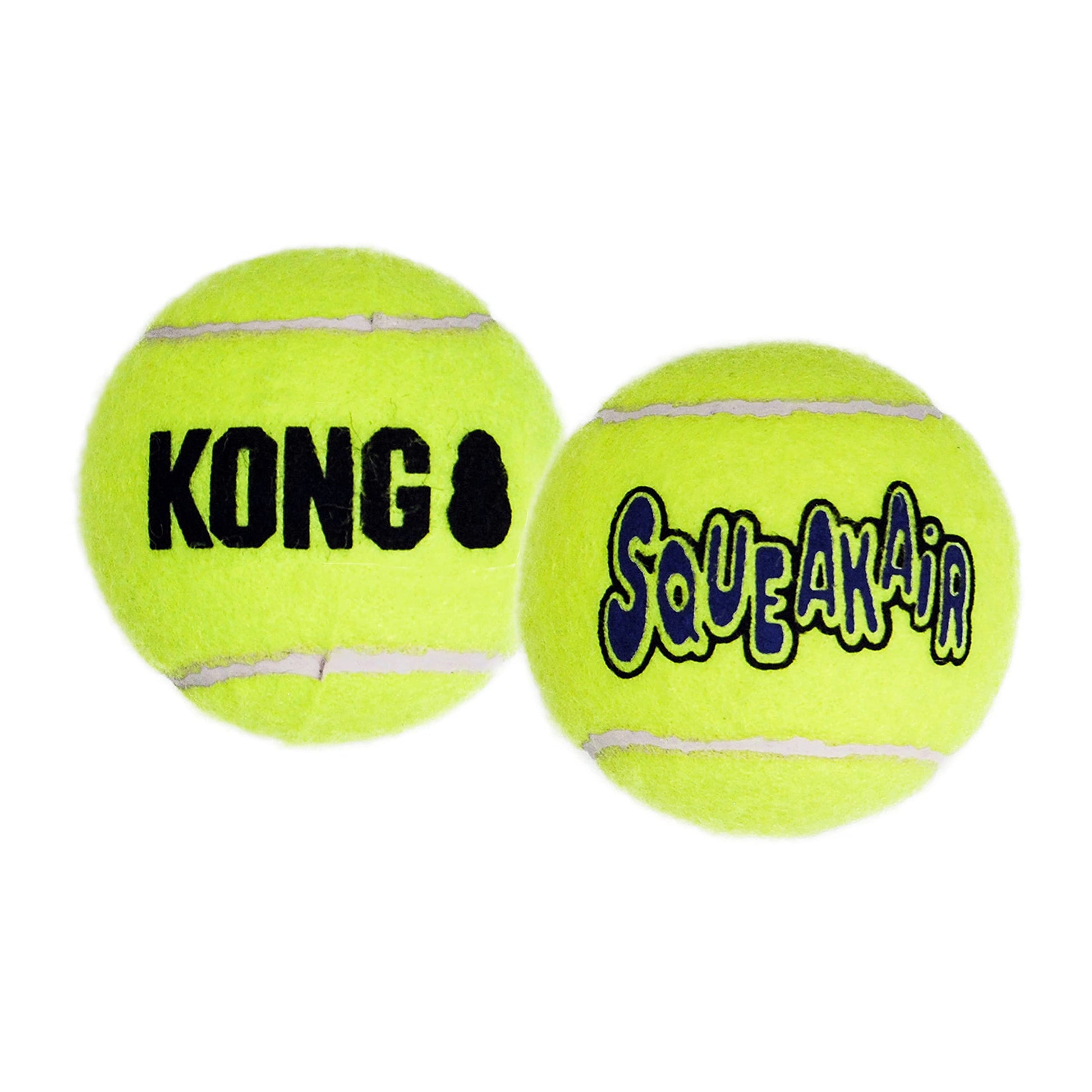 Kong Squeakair Ball, Color Amarillo, Extra Chico, Paquete de 3 Piezas