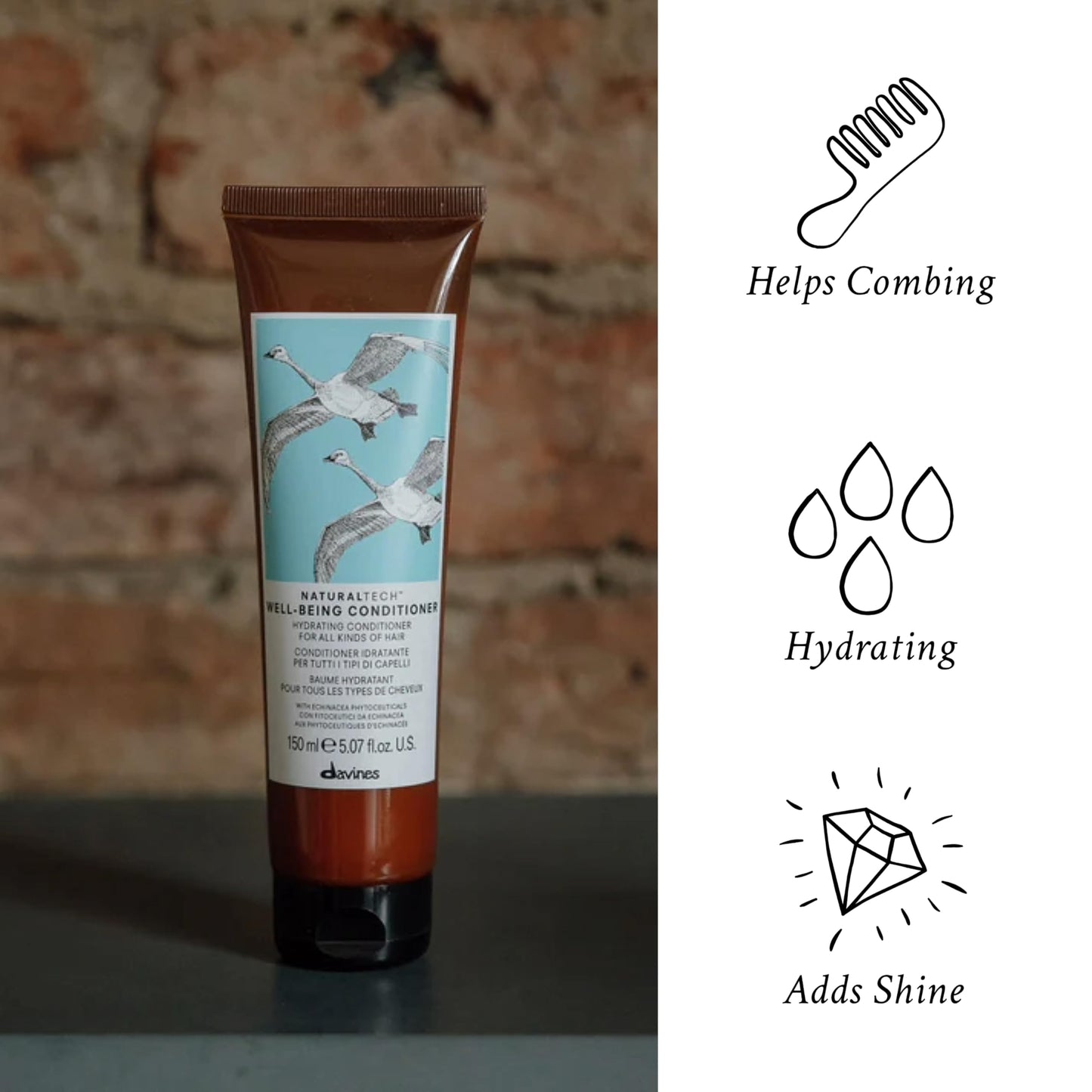 Davines Well-Being Conditioner, 5.07 fl. oz.