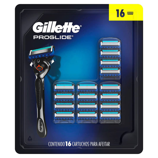 Cartuchos para Afeitar Gillette Proglide 16 Piezas