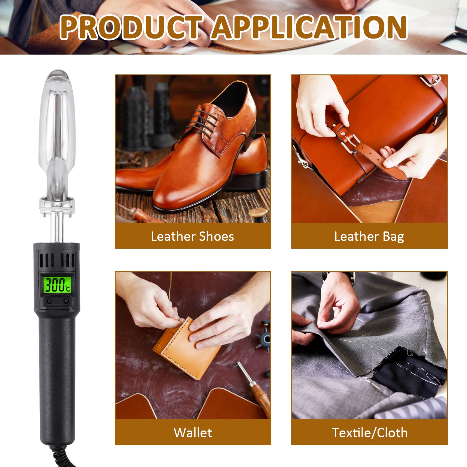 Mini Planchas YJINGRUI Alta Temperatura para Manualidades en Ropa y Zapatos de Piel