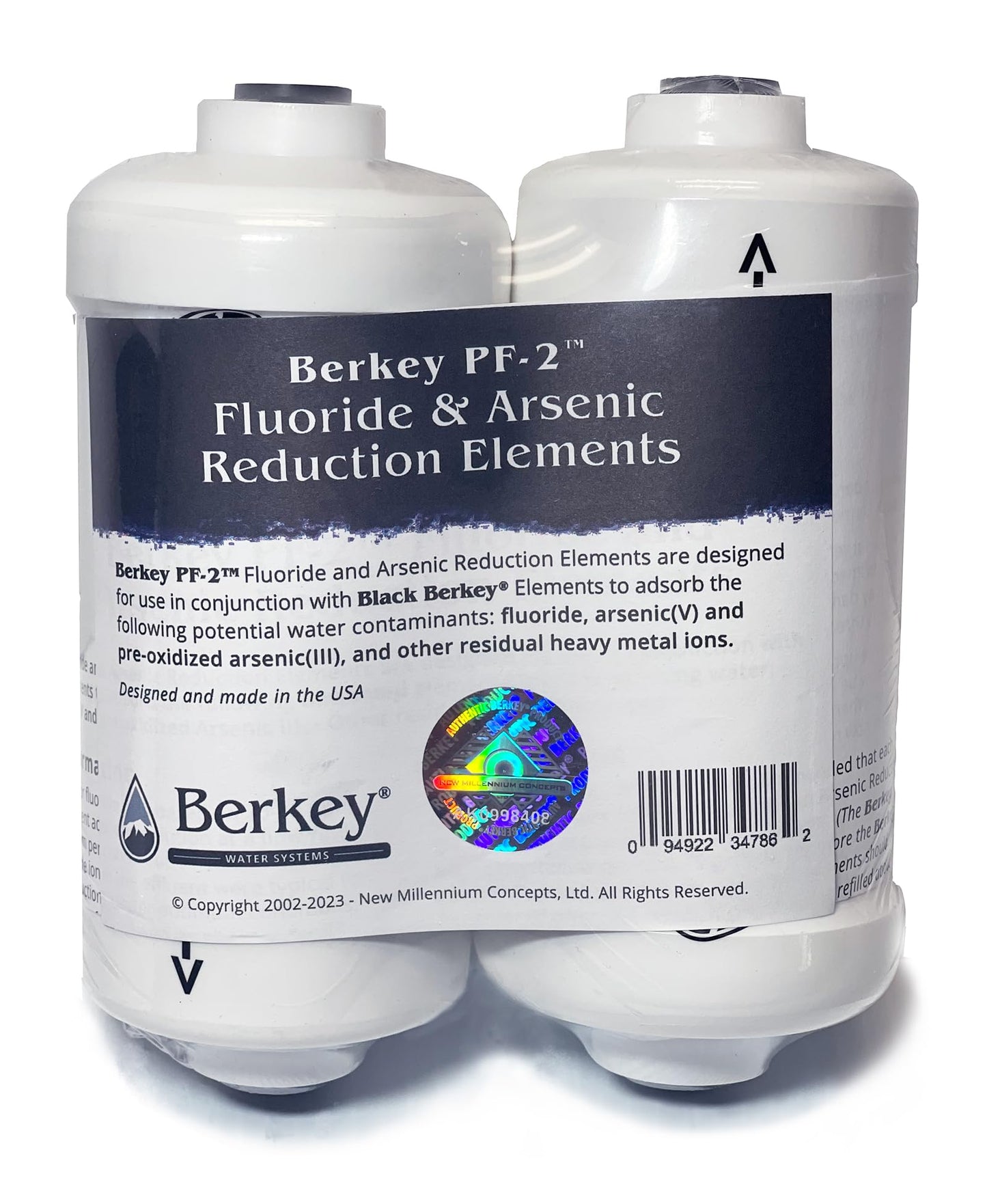 Berkey PF-2 Fluoride Filter (Set of 2) - Fits Black Berkey Purifiers Only