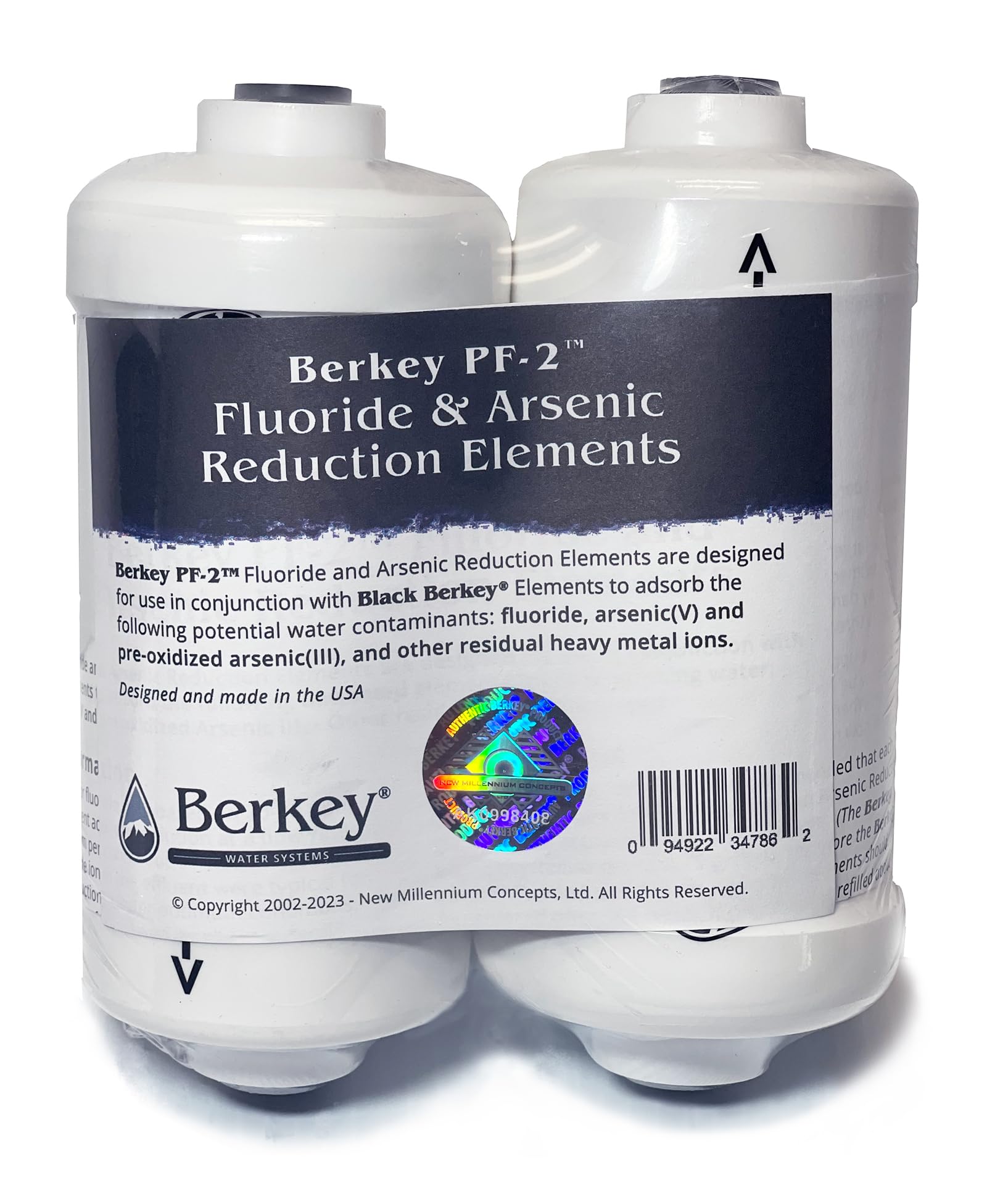 Berkey PF-2 Fluoride Filter (Set of 2) - Fits Black Berkey Purifiers Only