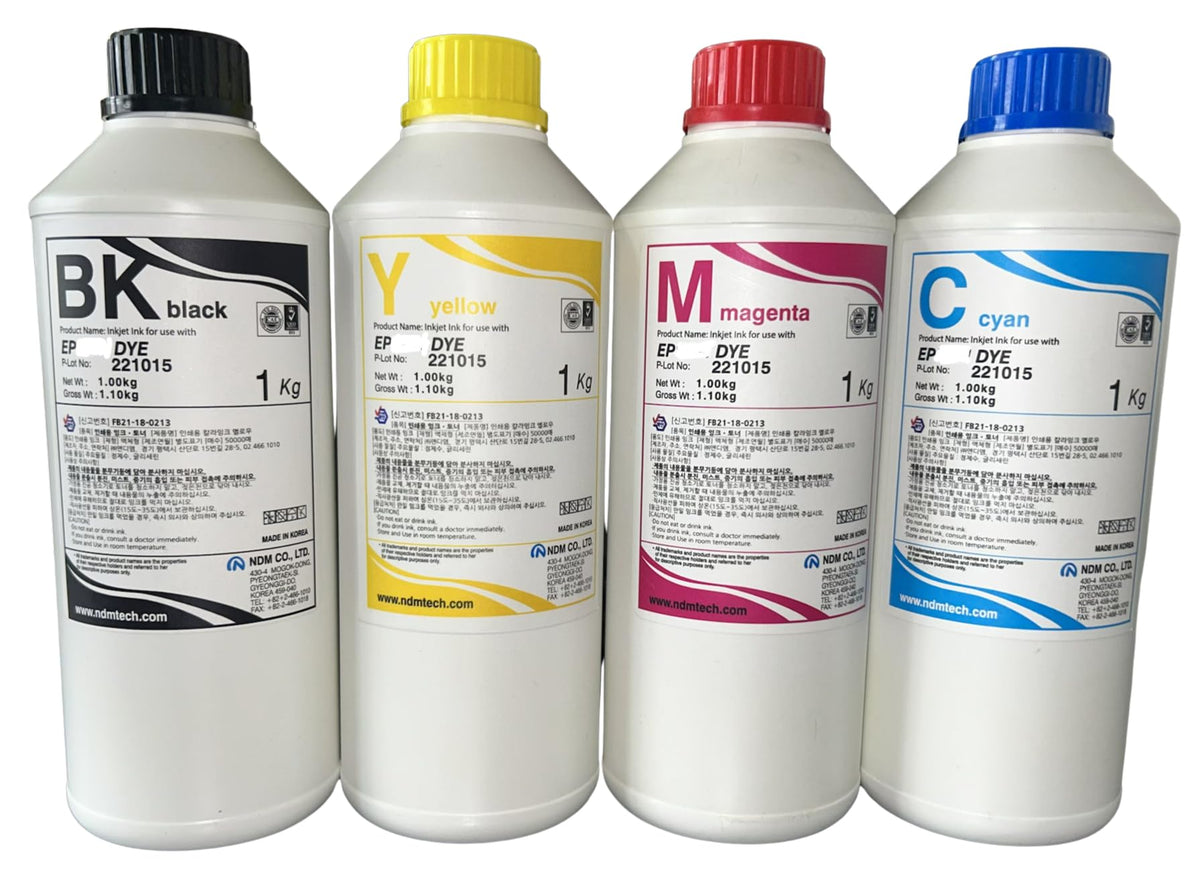 Tinta Dye Epson NDM Negro Cian Magenta Amarillo Calidad Premium Fotográfica