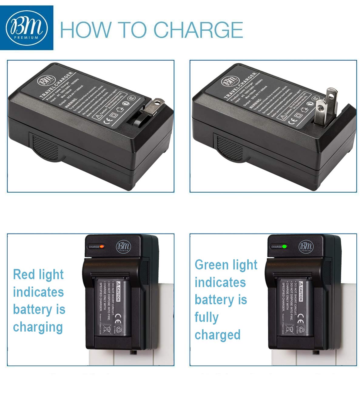 BM Premium 2-PACK of EN-EL19, ENEL19 Battery and Charger Kit for Nikon Coolpix S32, S33, S100, S3100, S3200, S3300, S3500, S3600, S3700, S4100, S4200, S4300, S5200, S5300, S6400, S6500, S6800, S6900, S7000 Digital Camera