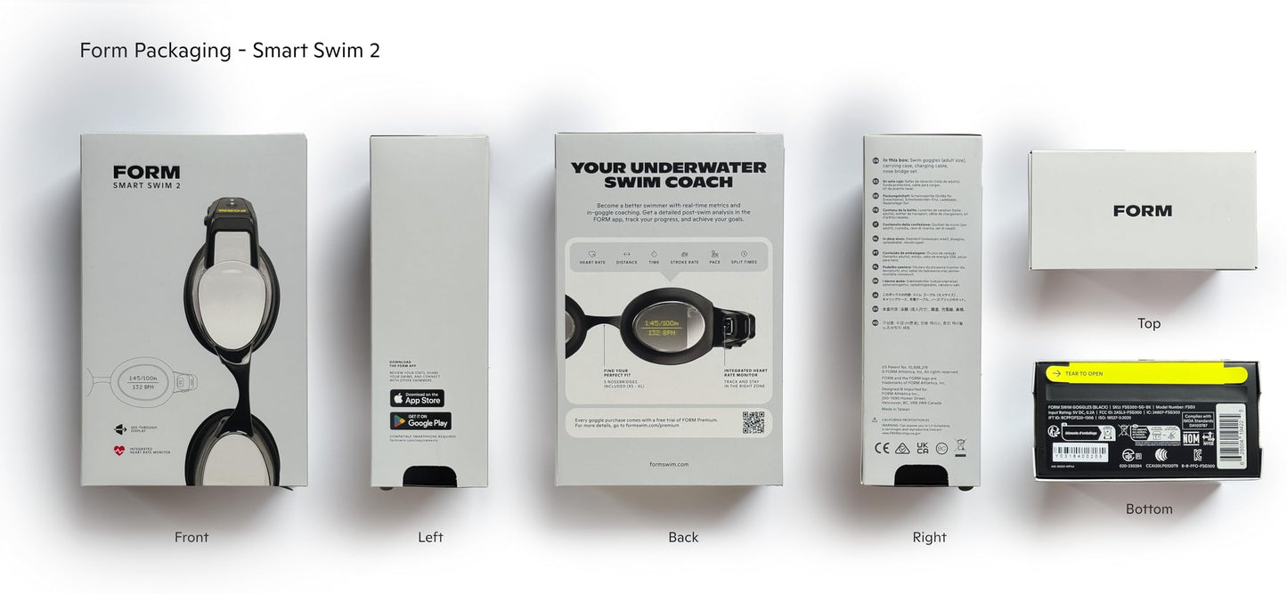 FORM Smart Swim 2 - anteojos