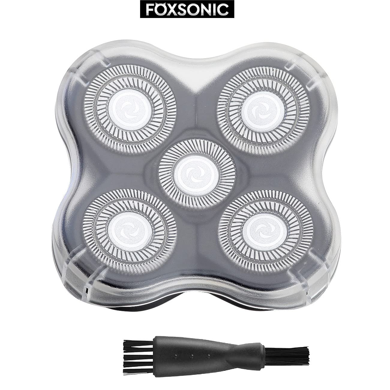 Cabezal de repuesto para afeitadora eléctrica de 5 cuchillas para freedom Grooming y muchas marcas, 5 cuchillas de repuesto para cabezal de afeitadora, 5 cabezales de afeitadora eléctrica para barba, cabezal de afeitadora