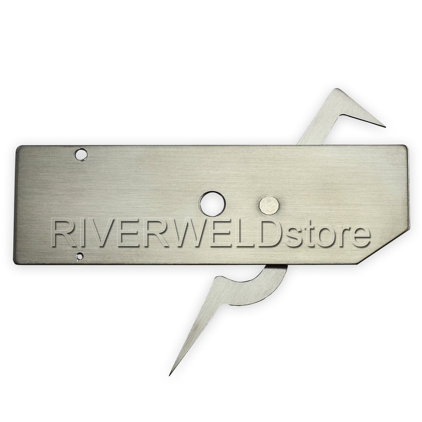 Medidor de Soldadura Riverweld Acero Inoxidable Métrico para Inspección y Verificación de Altura de Corona y Porosidad