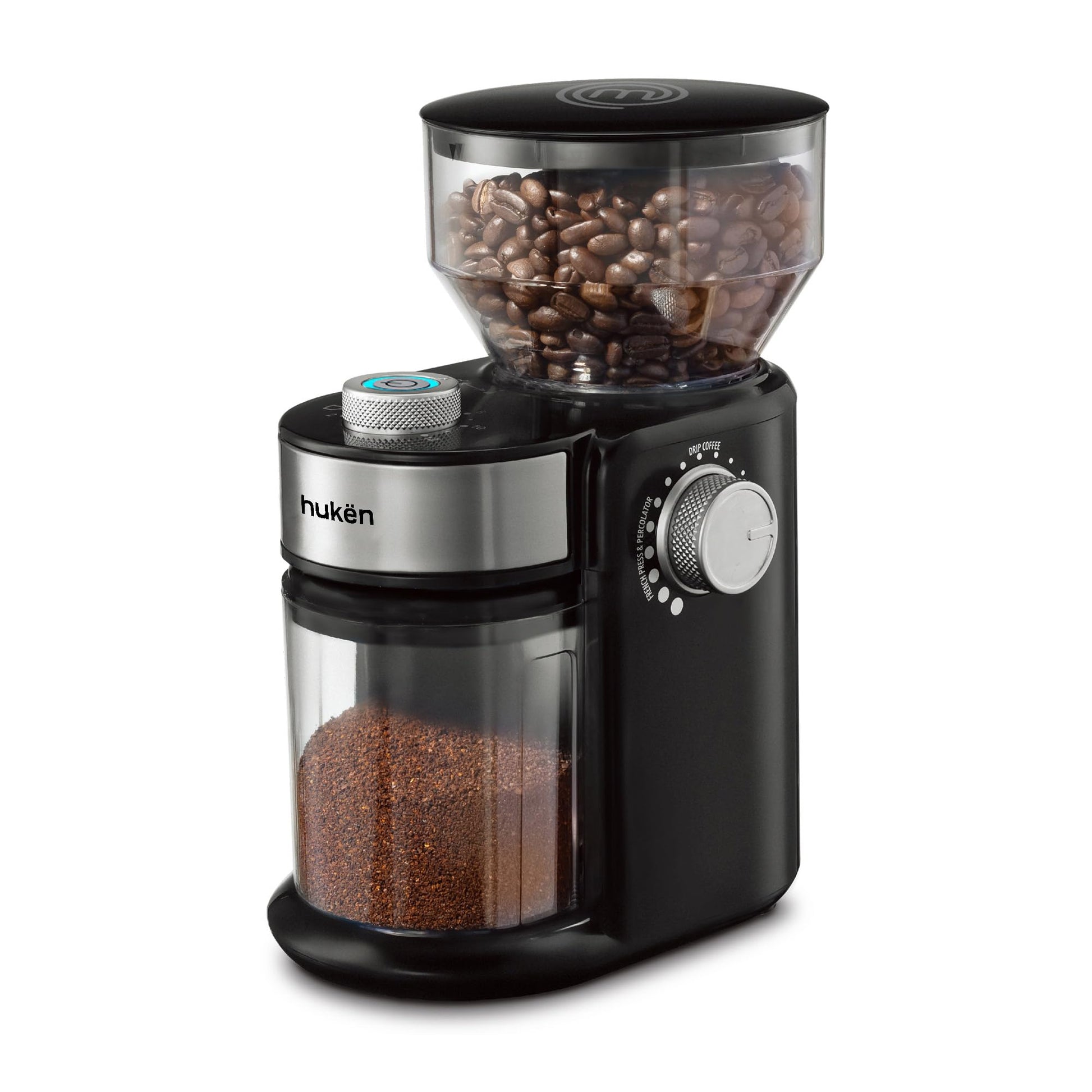 Molino Eléctrico de Café MasterChef Acero Inoxidable molido Perfecto 150 W