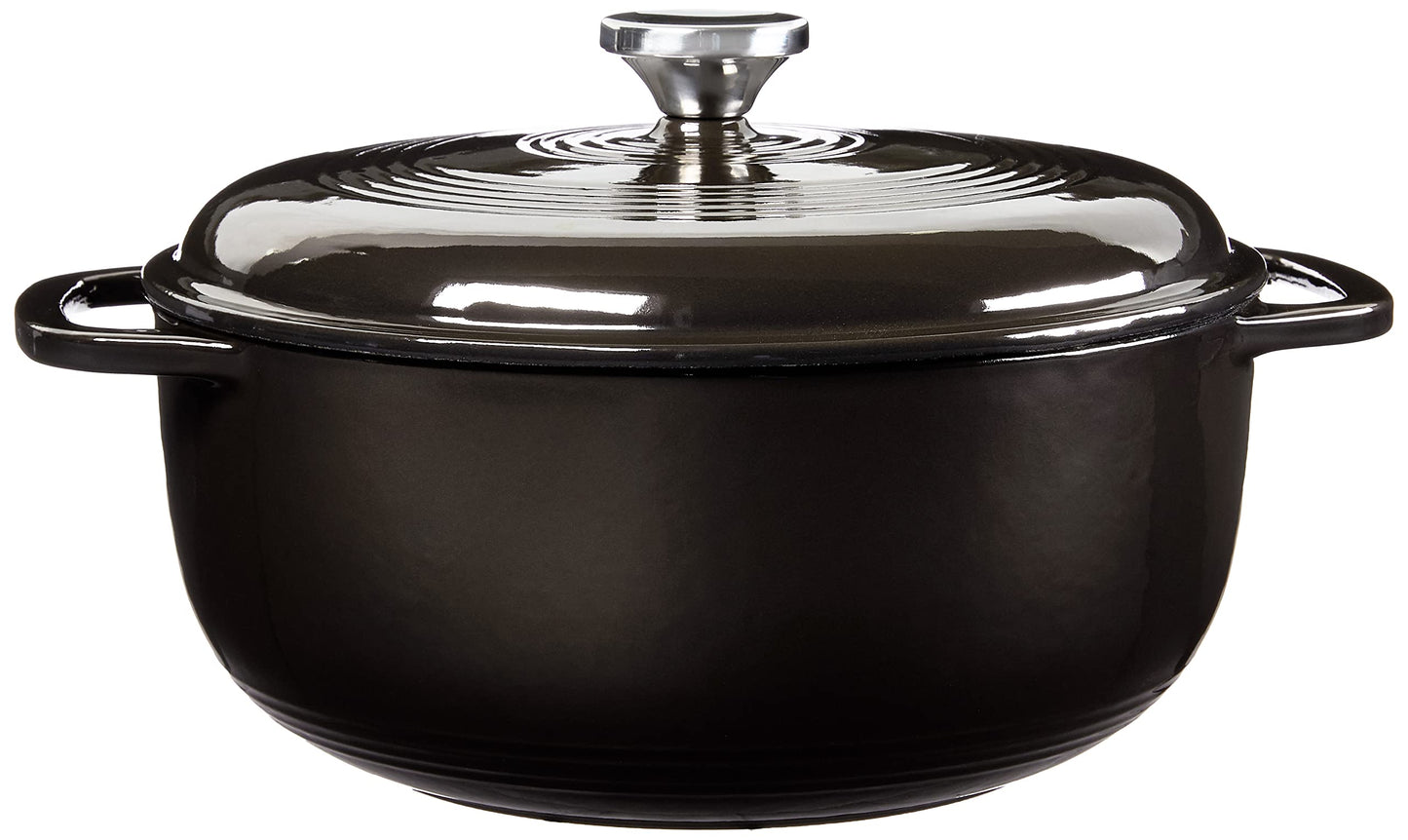Horno holandés Lodge Color, Cromo(Midnight chrome), 6 qt, 1