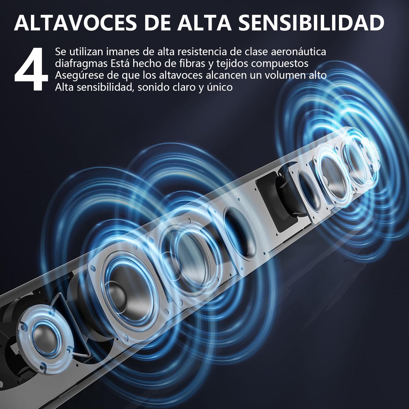 LEQI Barras de Sonido Potente 240W, Sound Bar 5.1 Teatro En Casa con Subwoofer, Barra Sonido Home Theater, Bocina Barra para TV, Conexión Bluetooth, USB Óptico y Auxiliar Incluye Control Remoto