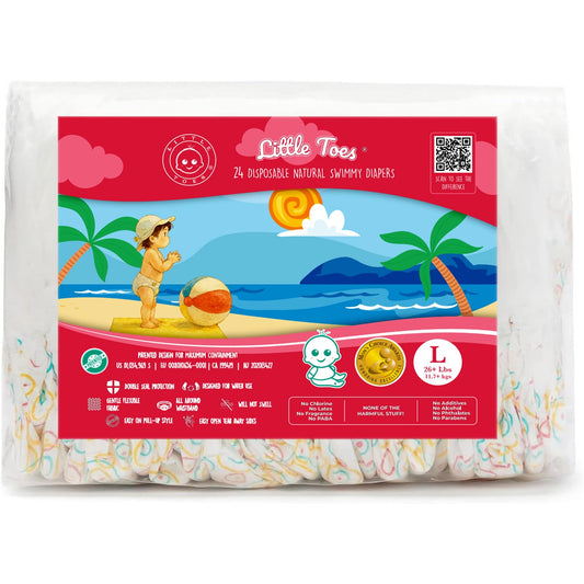 Pañales Desechables Naturales Little Toes Grandes