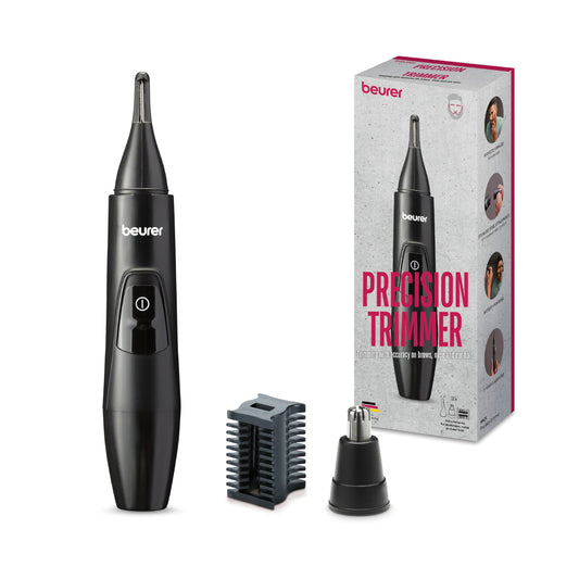 Recortadora de Nariz Beurer Plateada Trimmer de Precisión para Hombre y Mujer