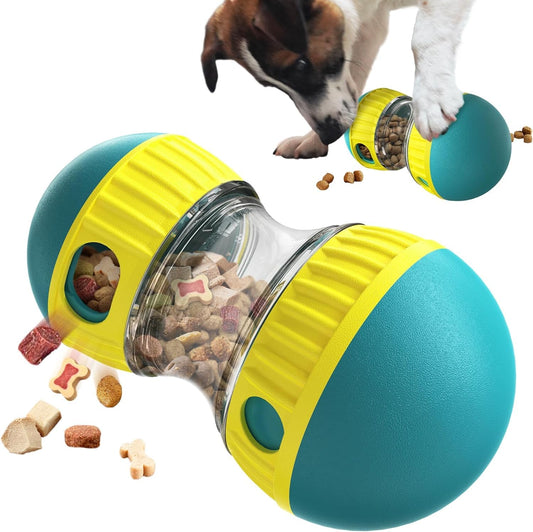 Juguete Dispensador de Alimentos WZDK Verde con Alimentación Lenta para Perro
