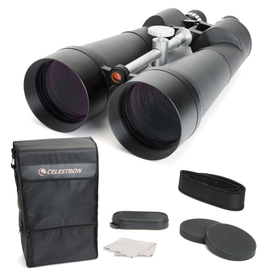 Celestron SkyMaster 25x100 Binoculars – Giant Aperture Binoculars for Deep-Sky Astronomy & Long-Distance Viewing – Multi-Coated Optics – Includes Tripod Adapter & Carrying Case