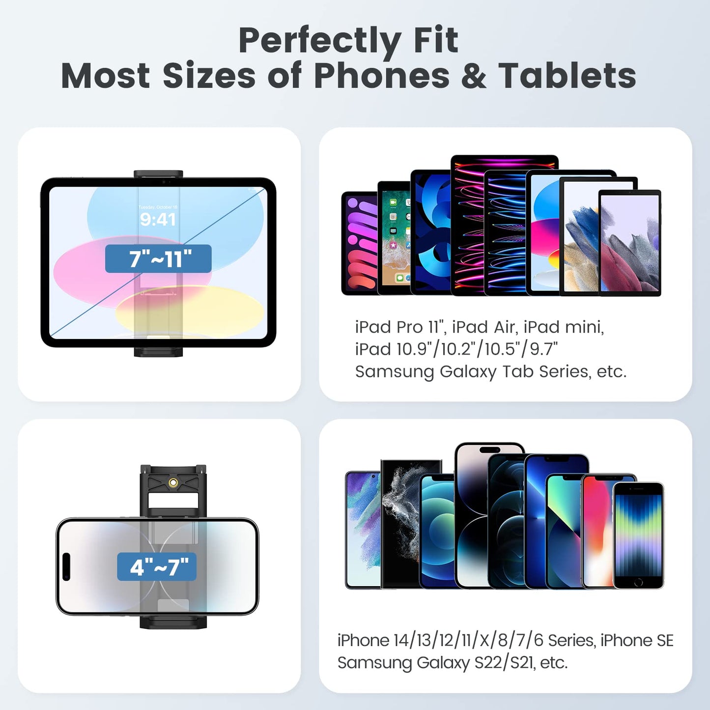 Trípode de Cámara MoKo Aluminio Ligero 60 Pulgadas con Bolsa de Transporte y Control Remoto inalámbrico