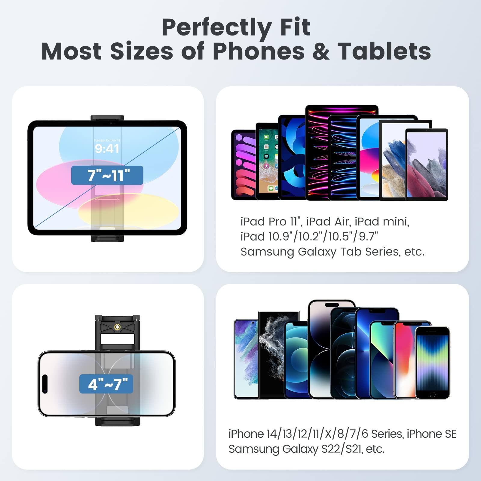 Trípode de Cámara MoKo Aluminio Ligero 60 Pulgadas con Bolsa de Transporte y Control Remoto inalámbrico