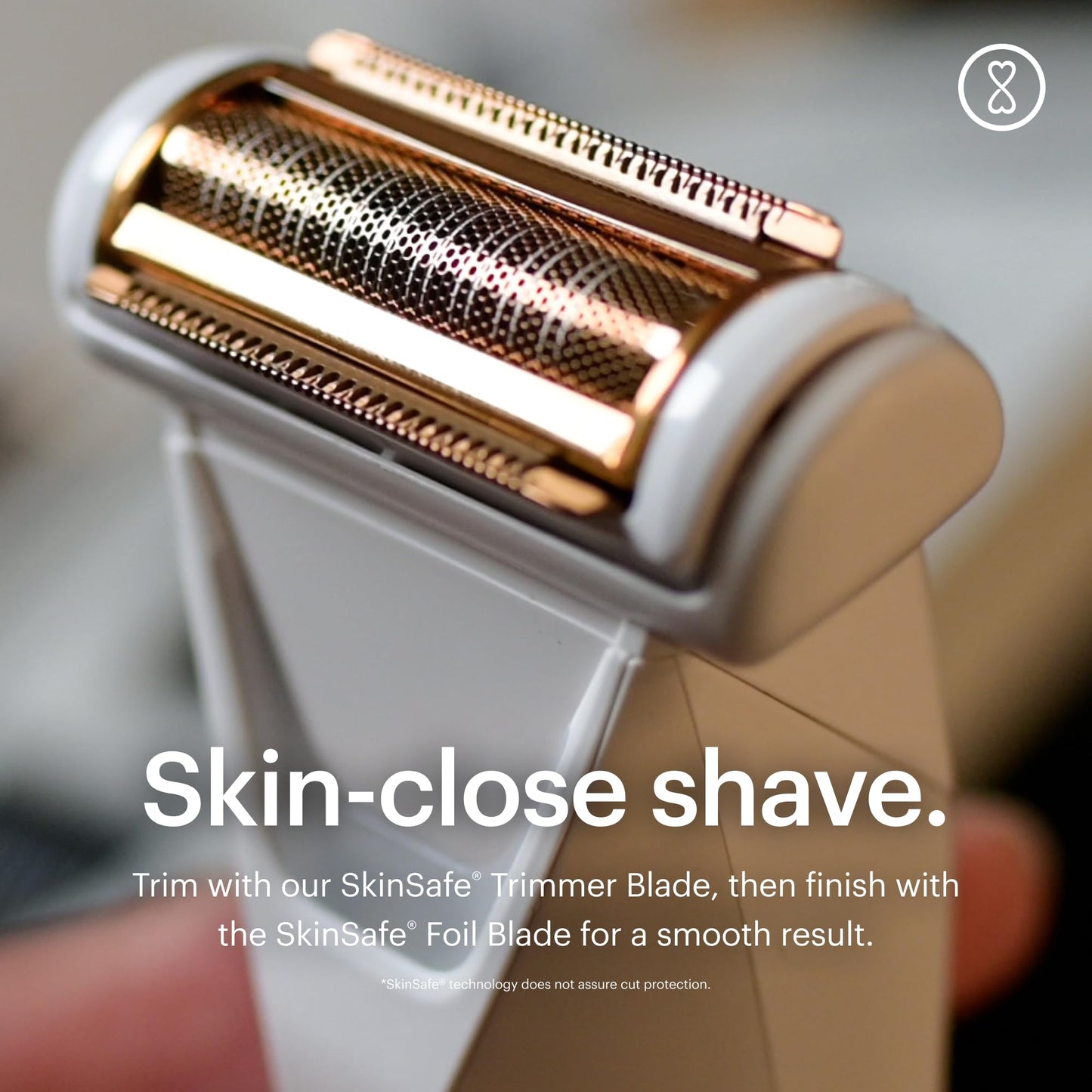 MANSCAPED® Recortadora cuerpo y ingles The Lawn Mower® 5.0 ULTRA, Doble cabezal SkinSafe® para recortado y afeitado, Resistente al agua, recargable por USB-C, Afeitadora íntima para él - Blanco
