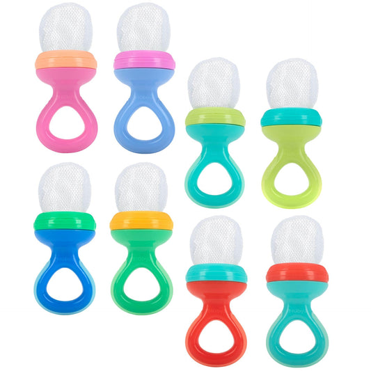 Alimentador de Comida Blanda Nuby Naranja Doble Pack