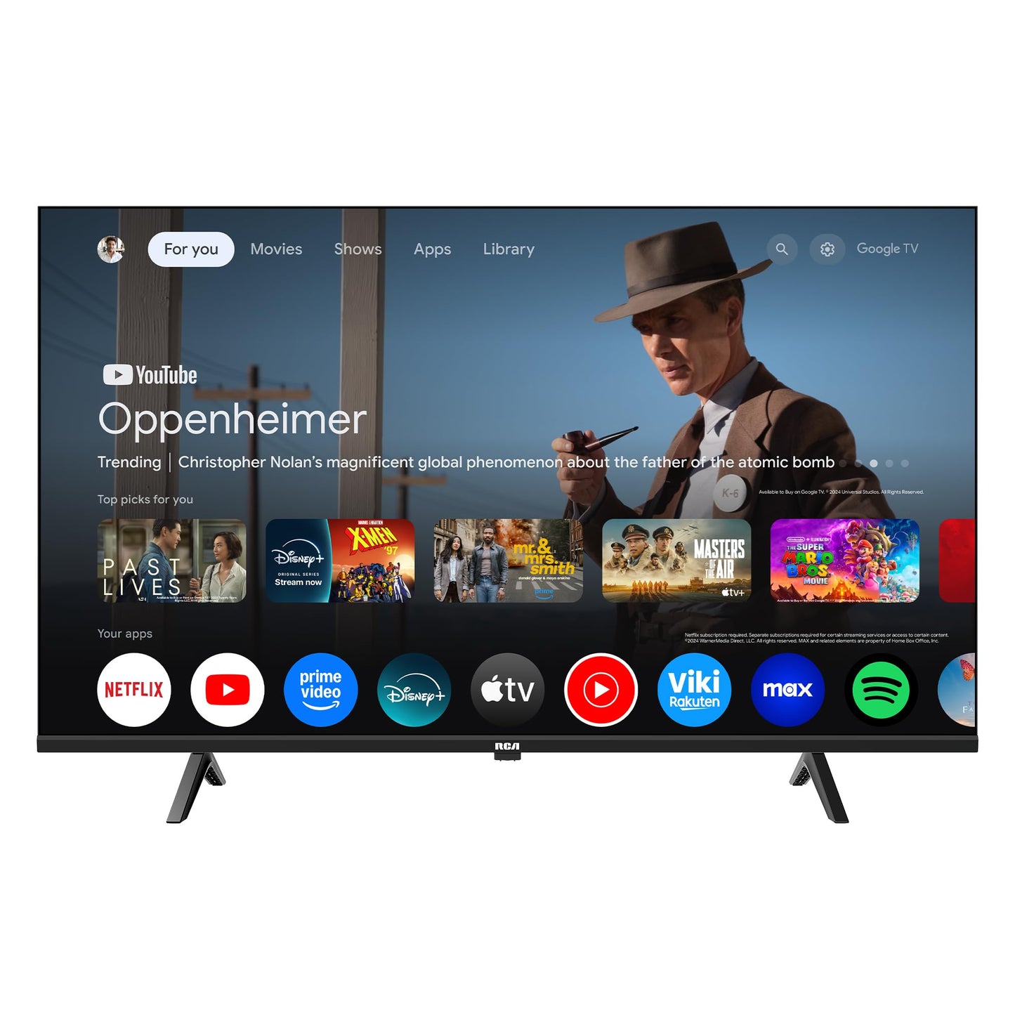 RCA Pantalla de 40" MultiTuner HD TV GoogleTV Operating System 2025 - Modelo R40M-F4G