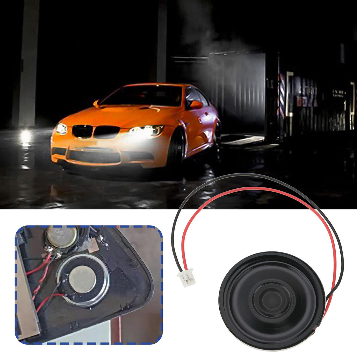 Altavoz Interno eMagTech 28 mm con Detector de Radar Compatible con Escort X70 X80 Max360C