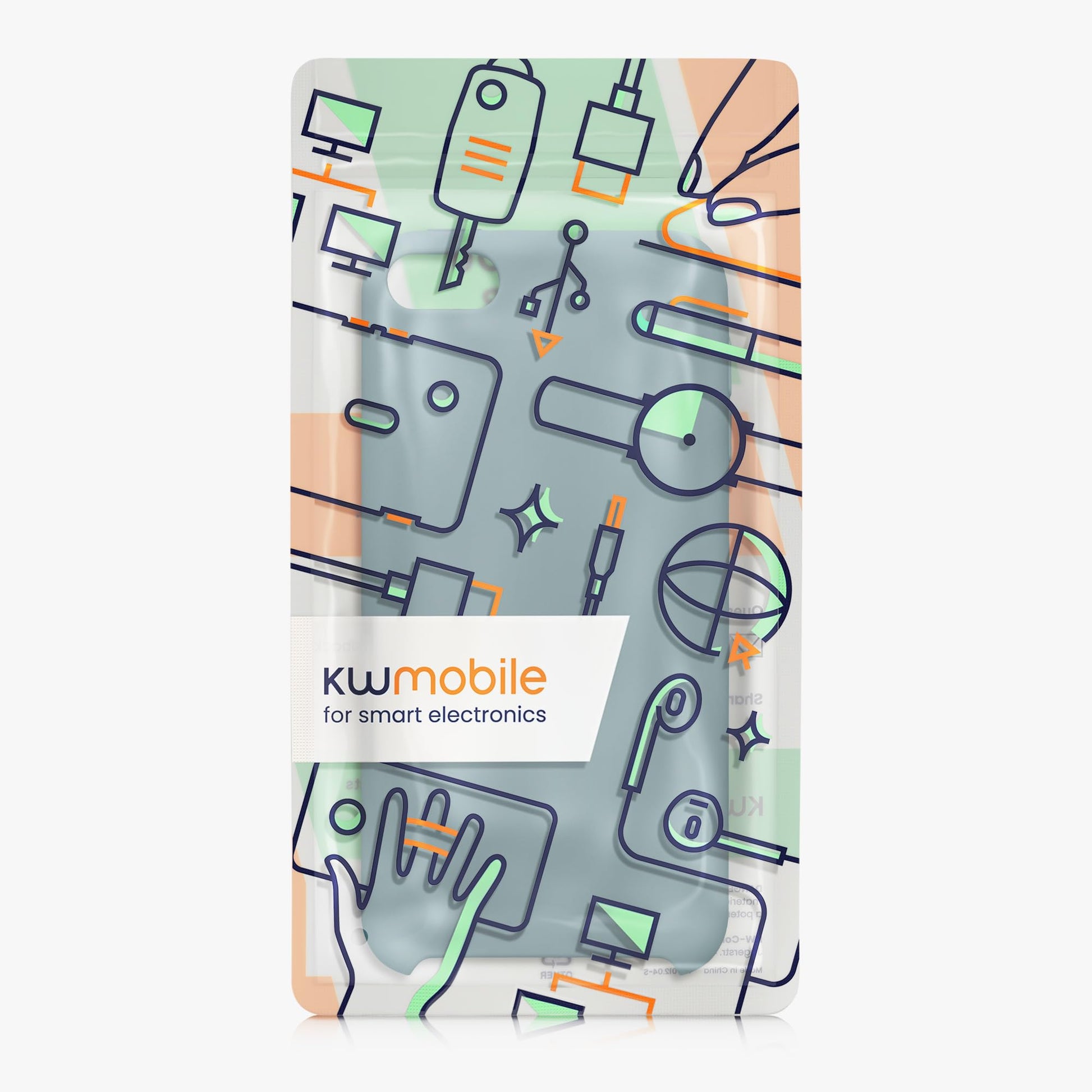 kwmobile Carcasa Compatible con Apple iPod Touch 6G / 7G (6a y 7a generación) - Funda Protectora de Silicona - Case Trasero en Noche ártica