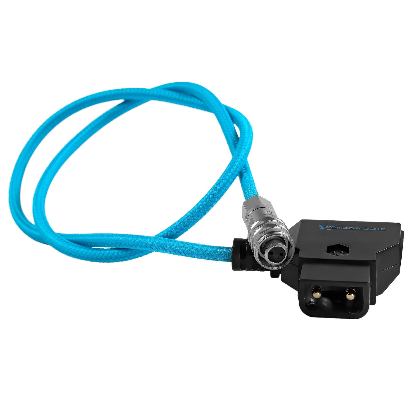 KONDOR BLUE 20" D-Tap to BMPCC 4K Power Cable for Blackmagic Pocket Cinema Camera 4K and Gold Mount V Mount Battery P TAP