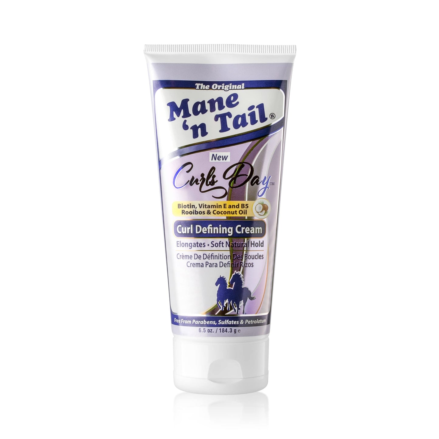 Mane 'n Tail Curls Day Crema Definidora De Curl Con Biotina, Vitamina E Y B5 Rooibos Y Aceite De Coco Para Una Suavidad Natural Suaves Sin Sulfatos Y Parabenos (Crema Definitiva De Rizos) B09Tq3Mr44